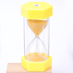 Quality Kids Sand Timer Hourglass Plastic Hexagonal Hourglass Free Sample for sale