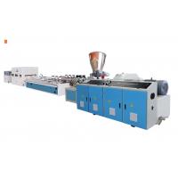 Quality Computer Control PVC Pipe Extrusion Line , Twin Screw Pvc Tube Making Machine for sale