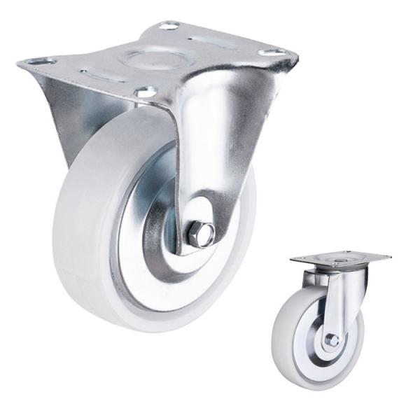 Quality 3inch 110lbs Loading Industrial Casters With Dust Covers for sale