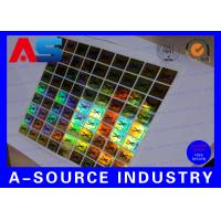 China PET Custom Holographic Stickers /  Custom Decal Stickers With Scratch Off Code factory