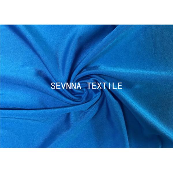 Quality Blue Quick Drying Recycled Swimwear Fabric 152CM Width 340GSM Weight for sale