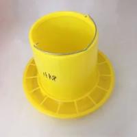 Quality 10kg Chicken Feeder Automatic Chicken Feeding System Yellow Red for sale