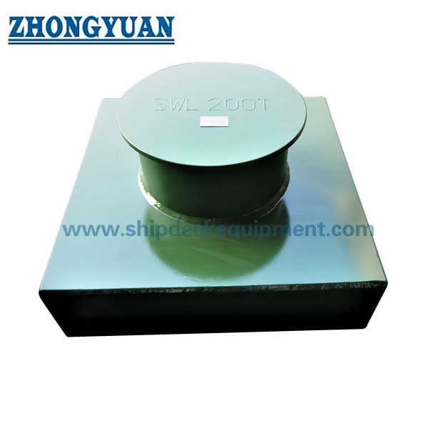 Quality Steel Plate Fabricated Recessed Bitts Ship Towing Equipment for sale