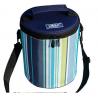 China Cylindric Insulated Cooler Bags , Portable Wine Cooler Bag Top Round Zipper factory