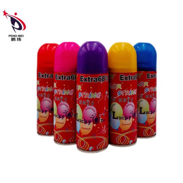 Quality Nonflammable Odorless Party Streamer Spray , Multicolor Spray Silly String for sale