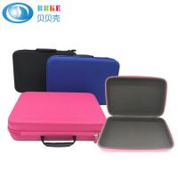 China Splashproof Black Pink Blue Color Carrying Tool Case EVA Nylon Surface Material factory