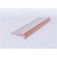 Quality Wooden Effect PVC Extrusion Profiles Matt / Shiny Surface Type Optional for sale