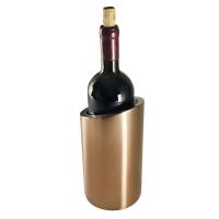 China Double Wall Wine Bottle Chiller Champagne Parties Metal Stainless Steel Ice Buckets factory