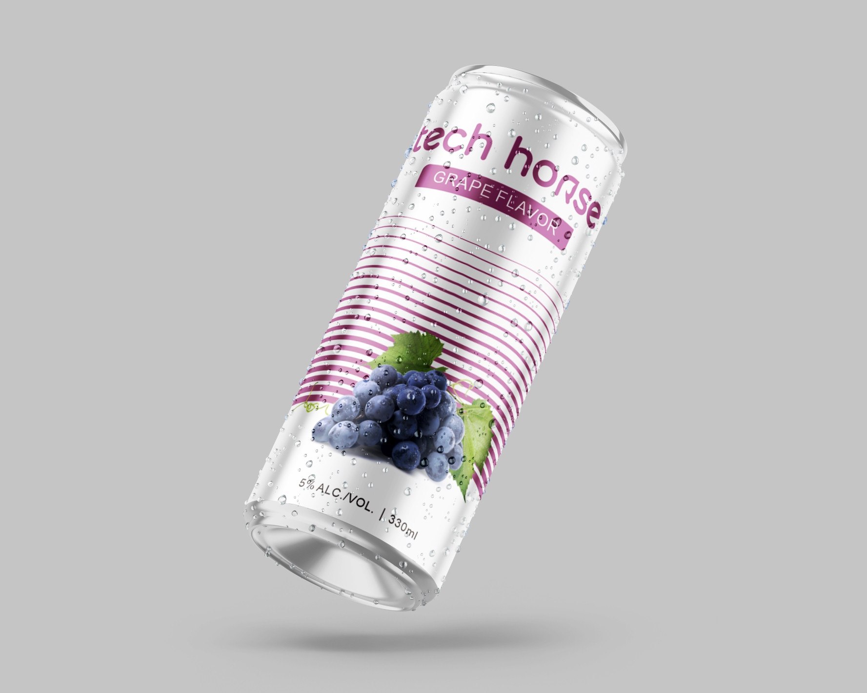 China 500ml Grape Flavor OEM ODM  Private Label Drink Canned Cocktails Low Sugar 5% AlC/VOL factory