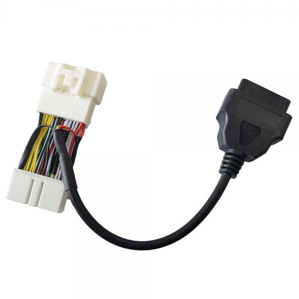 Quality Stable 30cm OBD2 Scanner Cable For Car 26 Pin PVC PE Material for sale