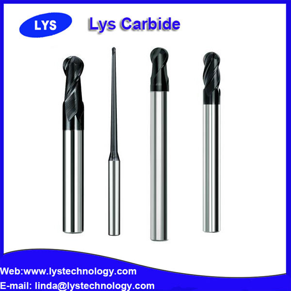 China various carbide 2 flute ball nose end mill factory