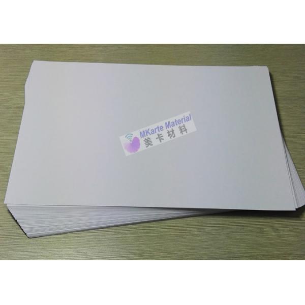 Quality Dual Side Inkjet Printable Pvc Sheets Excellent Ink Adhesion For Plastic Smart Card for sale