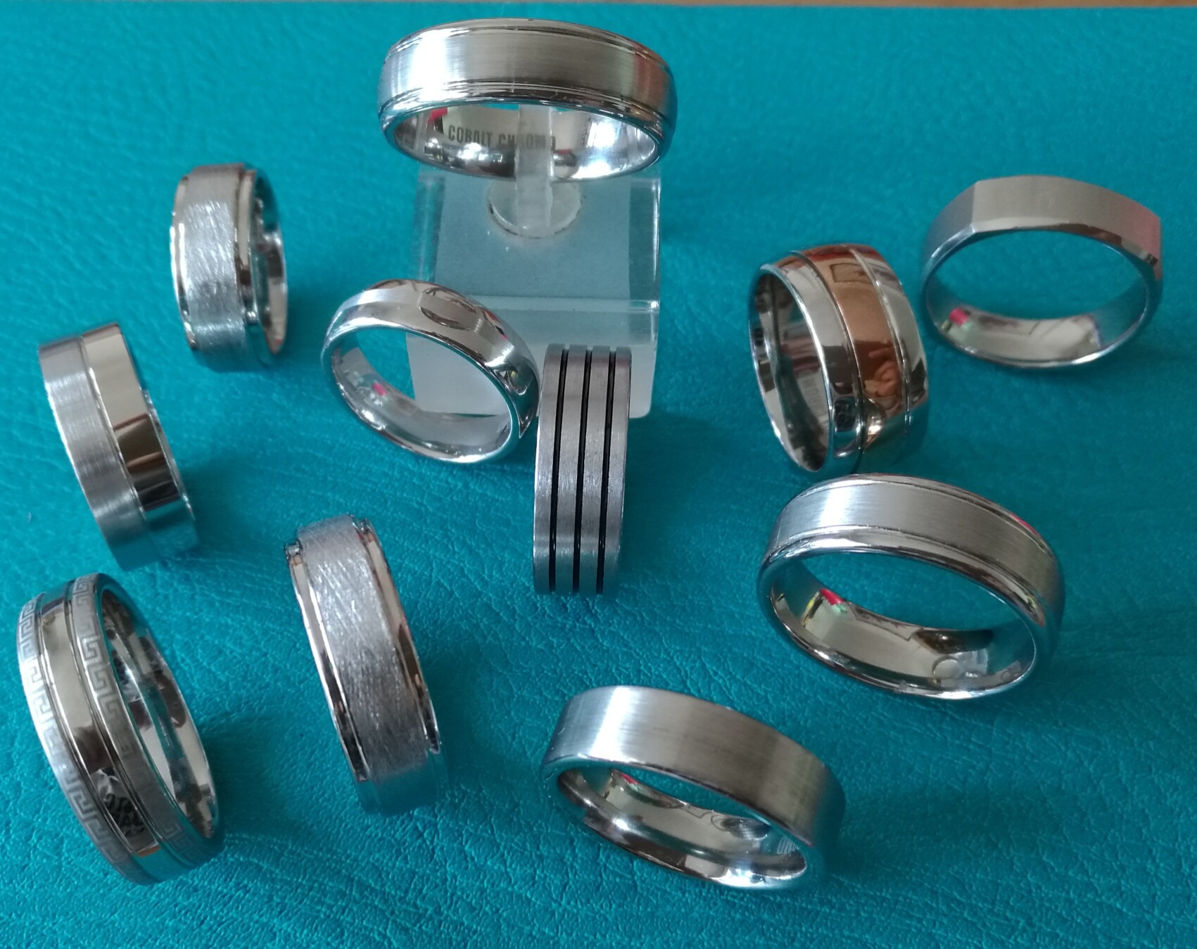 China Tagor Jewelry Made Cobalt Chrome Weding Band Rings,OEM Welcomed! for sale