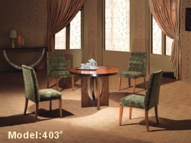Quality Dia 10000*760mm Hotel Restaurant Furniture Walnut Color Dining Table Wooden Top Base for sale