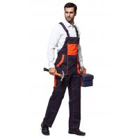 Quality Mens Workwear Clothing Bib Work Pants / 100% Cotton Bib & Brace Overalls for sale