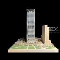 China Wooden Miniature Skyscraper Model Qianhai Office Building Project factory