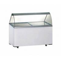 China Manual Defrost Display Chest Freezer Glass Door Large Capacity Easy Adjustable factory