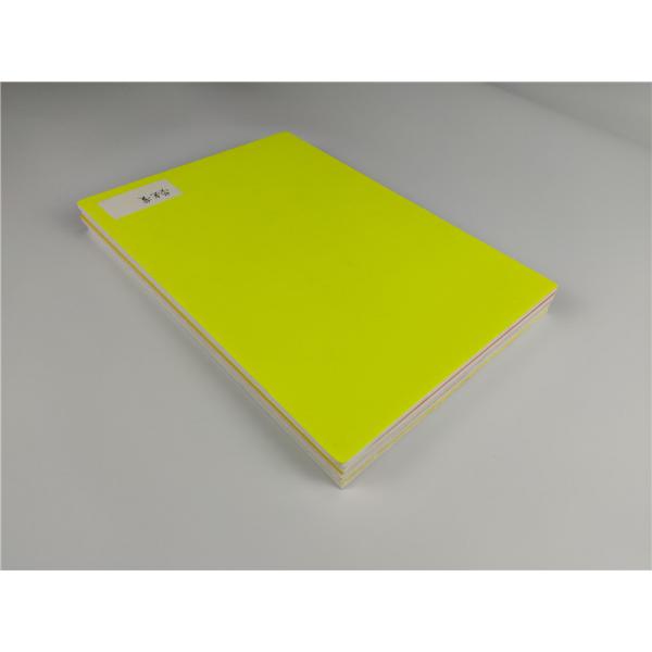 Quality No Blistering Yellow PS Foam Board Printable For Making Signs for sale