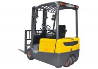 China Dual Front Driving Electric Forklift Truck , 3 Wheel Forklift 13km / H Travel Speed factory