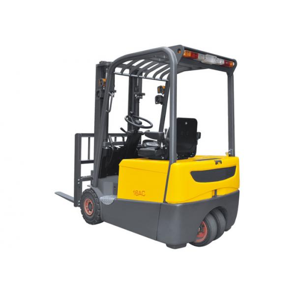 Quality Dual Front Driving Electric Forklift Truck , 3 Wheel Forklift 13km / H Travel Speed for sale