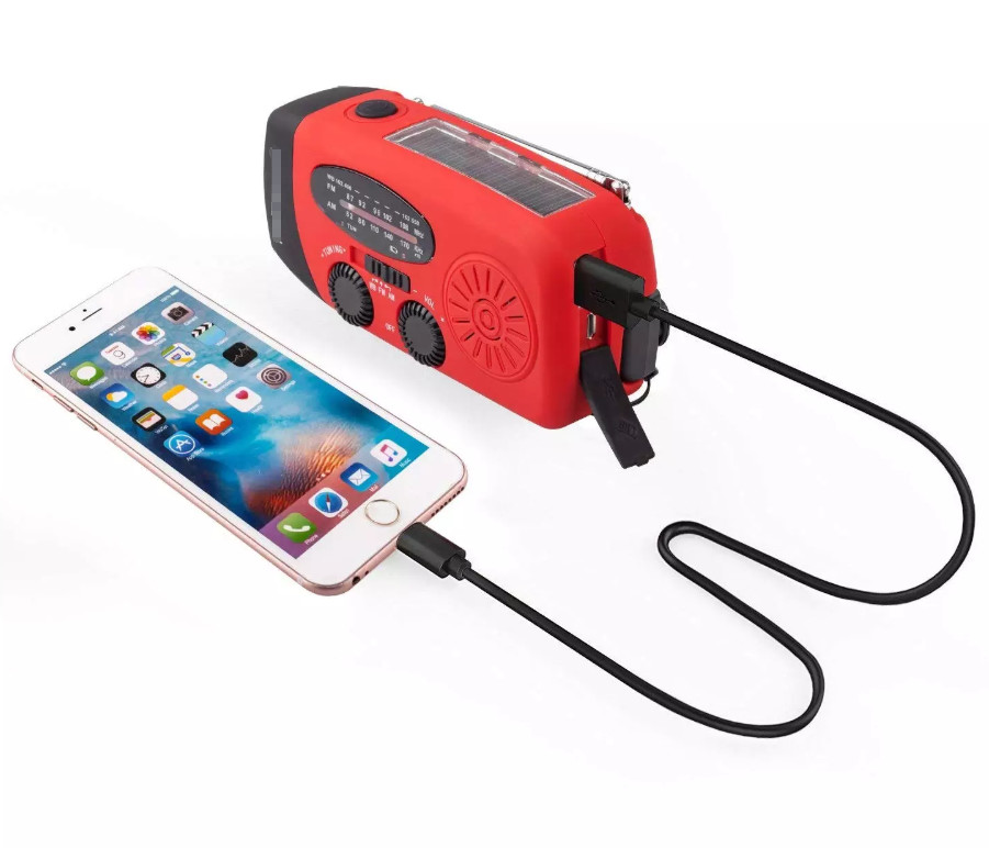 China Gear Kit Emergency Survival Supplies Hand Crank Solar Radio Charger Cell Phone Flashlight Usb factory