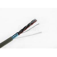 Quality 0.57mm Solid Copper FTP Cat6 Lan Cable Pass Fluke Per link Plenum Rated Cable for sale
