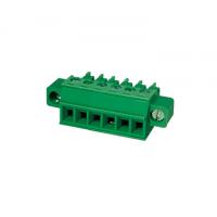 Quality Plugable Terminal Block Connector CPT 3.81mm Pitch 1*10P Green PA66 SN Plated 30 for sale