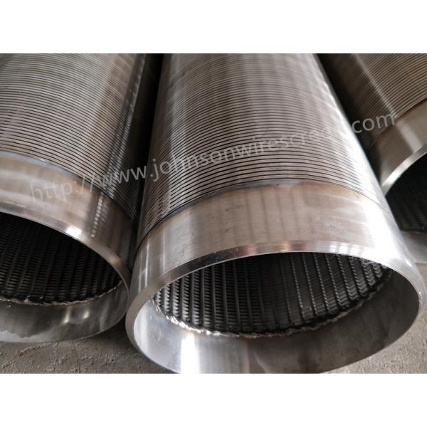 Quality 273mm Diameter Deep Well Water Well Screen 3 Meters Length With Welded Rings for sale