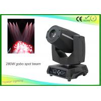 China Sound Control Spot Moving Head Light Beam Angle 40 Degree Wash Pattern 10r 280w factory