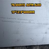 China S40975 Hot Rolled Stainless Steel Plate Data Sheet Chemical Composition 40.0mm factory