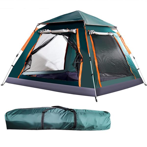 Quality Hiking Travel Automatic Family Tent 3-4 Person 1500mm Waterproof Backpacking Tent for sale