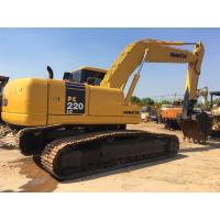 Quality 6 Cylinders 22 Ton Used Komatsu Excavator For Road Construction PC220LC-7 for sale