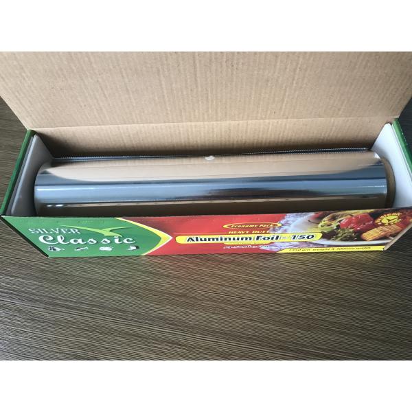 Quality Household Catering Aluminium Foil Roll Recycled Silver Color For Baking for sale