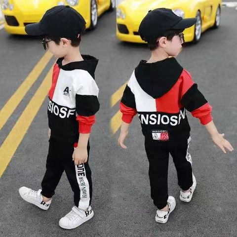 Quality Regular Slim Primary Children'S Clothing Boys' Color Blocking Suits for sale