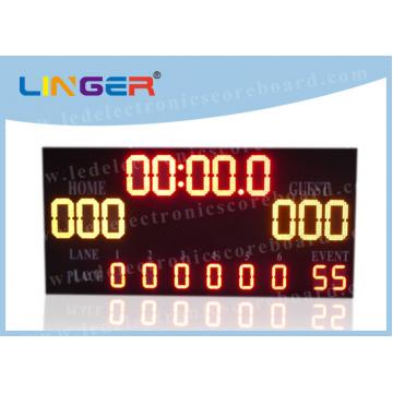 Quality Low Voltage Swimming Pool Scoreboard Remote Control Waterproof PC Software for sale