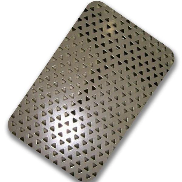 Quality JIS Laser Cut 3.0mm 316 Perforated Stainless Steel Sheet Metal  For Kitchen Walls for sale