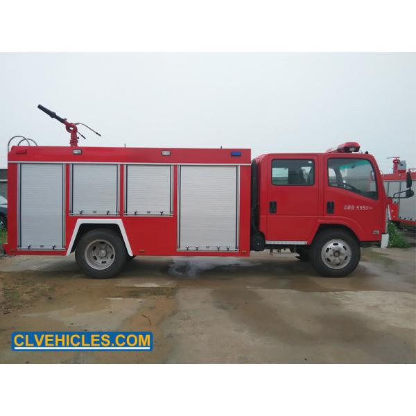 Quality ISUZU 700P Fire Control Vehicle 6000L Water Tank 500L Foam Tank for sale