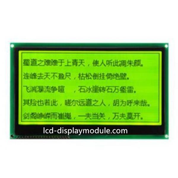 Quality 3.3V 240 x 120 Graphic Small LCD Module , Yellow Green STN Transflective LCD Display for sale