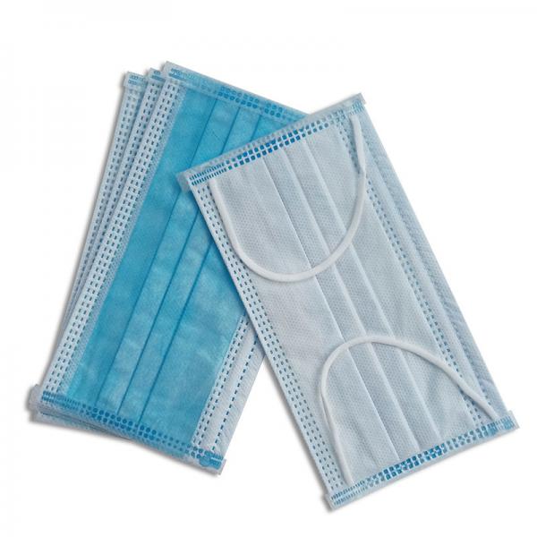Quality Eco Friendly 3 Ply Disposable Mask High Breathability Dust Protection Mask for sale