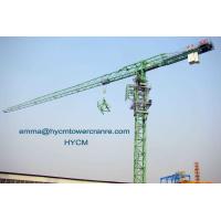 China PT6518 65M Jib Boom 10tons Load Top Less Head Tower Cranes Potain Mast factory