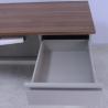 China Office Metal Steel MDF 120cm Compact Study Desks factory