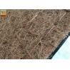 China Landscape Netting Erosion Control Brown Color , Polypropylene Square Mesh Netting factory