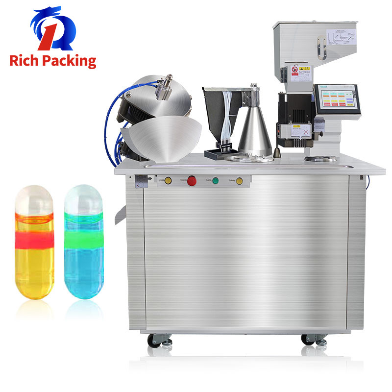 China Capsule Filler Filling Machine Pharmaceutical Automatic For Liquid Oil factory