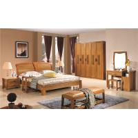 China modern wooden bed room set furniture factory