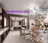 China jewelry mall kiosk design and manufacture of kiosk furnitures and lightings factory