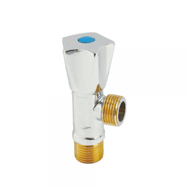 Quality Bathroom 1/2 Brass Angle Valve For Water 300000 Times On Off Wear Resisting for sale