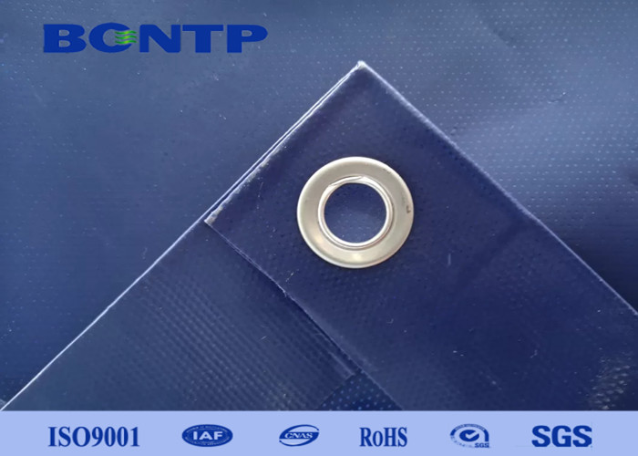 China 680gsm Woven PVC Coated Tarpaulin Tensile Strength factory