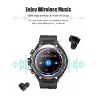 China Blood Pressure TWS Earbuds Smartwatch Waterproof ECG Monitor Smartwatch for sale