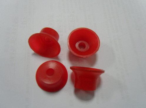 Quality Industrial Protection Polyurethane Parts , PU Red Little Parts for sale