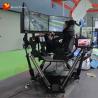 China Movie Power Three Screens Electrical Training Equipment Vr Car Driving Simulator factory